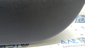 Ornamente ușă față dreapta BMW X1 F48 16-22 negru, inserție piele neagră, cotiera piele neagră, cu mâner, ornament negru lucios, cu iluminare din spate, uzat 