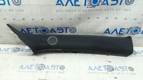 Накладка передней стойки верхняя правая Mazda CX-5 17-25 под динамик BOSE, черная, царапины