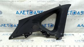 Накладка задней стойки верхняя левая Mazda CX-5 17-25 под динамик BOSE, черная, царапины