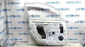 Дверь голая передняя левая Nissan Leaf 18-25 белый QAK, шпаклевана