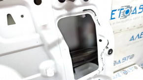 Дверь голая передняя левая Nissan Leaf 18-25 белый QAK, шпаклевана