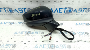 Зеркало боковое правое в сборе Mazda CX-5 21-25 9+1 пин, bsm, подогрев, поворотник, автоскладывание, камера, черное, царапины