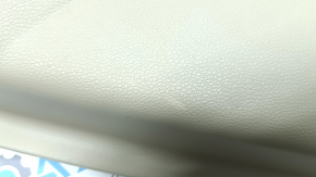 Placă uși spate stânga Honda Accord 13-17 bej, cotiera și inserție piele bej, necesită curățare, zgârieturi, plastic albit