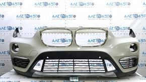 Bara față completă BMW X1 F48 16-19 albă, pentru senzori de parcare