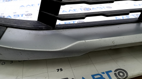 Бампер передний в сборе BMW X1 F48 16-19 белый, под парктроники, царапины, песок