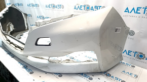 Бампер передний голый Nissan Leaf 18-24 S, SV под 40 kWh белый QAK, затерт
