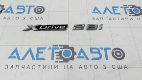 Emblemă inscripționată „X Drive 28i” pe portbagaj BMW X1 F48 16-18
