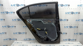 Дверь в сборе задняя левая Honda Accord 13-17 черный NH-731P, вмятина