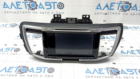 Monitor, afișaj, navigație inferioară Honda Accord 13-17 ecran tactil touring, cu suprapunere negru cu gri, crăpat, zgârieturi