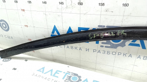 Молдинг двери верхний передней правой Mazda CX-5 17-24 черный, отсутствует крепление, клей