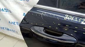 Дверь в сборе задняя правая Ford Fusion mk5 13-20 keyless, черный G1, царапины