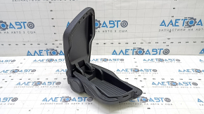 Подлокотник в сборе BMW X1 F48 16-19 кожа черн, без телефона, без беспроводной зарядки, сломан механизм закрытия, царапины на пластике