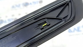 Prag exterior față dreapta BMW X1 F48 16-22 negru cu bandaj cromat X-line, Sport-line, crom decojit