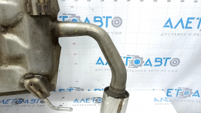 Глушитель задняя часть с бочкой Mazda 6 18-21 2.5 хром насадки, ржавый, примят