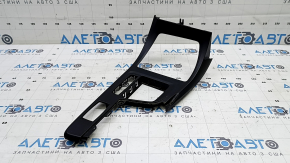 Накладка центральной консоли BMW X1 F48 16-19 черный мат, царапины