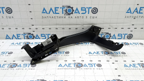 Накладка центральной консоли под джойстик BMW X1 F48 16-22 черная кожа, сломаны крепления, царапины