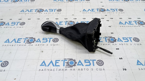 Ручка КПП BMW X1 F48 16-19 кожа черная, потерта, царапины