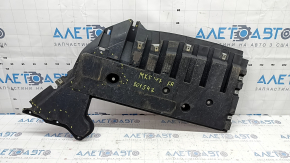 Защита переднего бампера Ford Fusion mk5 17-20 правая, потерта, надломана, трещины