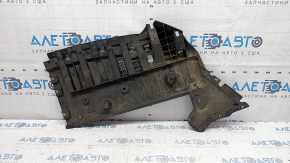Защита переднего бампера Ford Fusion mk5 17-20 правая, потерта, надломана, трещины