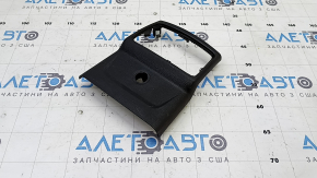 Накладка центральной консоли задняя BMW X1 F48 16-18 черная, царапины