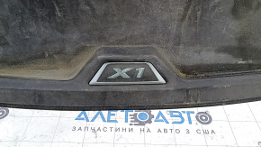 Коврик багажника резина BMW X1 F48 16-22 черный эмблема с серой окантовкой X-line, царапины, под химчистку