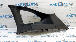 Накладка задней форточки правая BMW X1 F48 16-22 черная, царапина