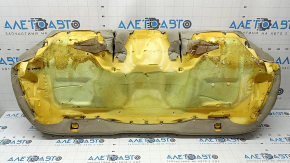 Подушка заднего ряда сидений Honda Accord 17 hybrid, кожа бежевая с перфорацией, вмятины, под химчистку