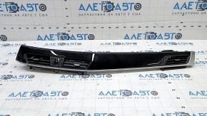 Ornamente frontale cu deflectoare dreapta BMW X1 F48 16-19 negru lucios + crom