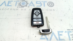 Ключ smart Ford Fusion mk5 17-20 5 кнопок, под автозапуск, тип 2, тычки, царапины
