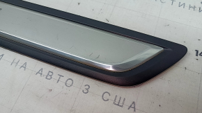 Set praguri uși Mazda CX-5 17-25 negru cu inserție cromată și iluminare din spate, zgârieturi