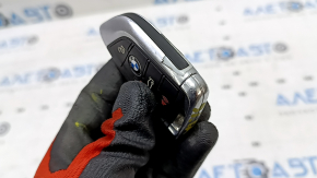 Ключ smart BMW X1 F48 16-19 4 кнопки, царапины, тычки, облез хром и покрытие