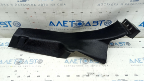 Накладка задней стойки нижняя левая Ford Fusion mk5 17-20 черная, царапины