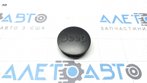 Центральный колпачок на диск Jeep Cherokee KL 19-22 63/55мм темно-серый