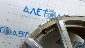 Диск колесный R18x8J ET46 Audi A3 8V 15-16 стиль CL7, 10 спиц хром, легкая бордюрка