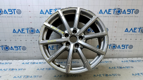 Диск колесный R18x8J ET46 Audi A3 8V 15-16 стиль CL7, 10 спиц хром, бордюрка