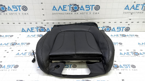 Обшивка подушки водительского сиденья BMW X1 F48 16-22 кожа черная Dakota с подогревом, Sport