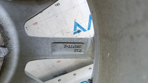 Диск колесный R18x8J ET46 Audi A3 8V 15-16 стиль CL7, 10 спиц хром, бордюрка