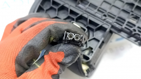 Подколенная опора пассажирского сиденья BMW X1 F48 16-22 кожа черная Dakota, Sport с кронштейном, царапины