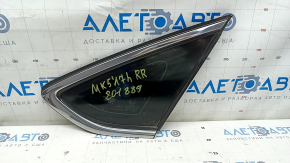 Jaluzea geam spate dreapta Ford Fusion mk5 13-20 două cromuri, zgârieturi pe crom