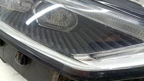 Фара передняя правая в сборе Ford Fusion mk5 17-20 LED, с DRL с блоком