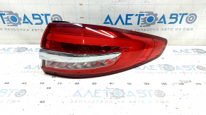 Фонарь внешний крыло правый Ford Fusion mk5 17-20 с хром молдингом, царапины