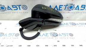Зеркало боковое левое в сборе Ford Fusion mk5 18-20 10 пинов, автозатемн, поворотник, подогрев, черный