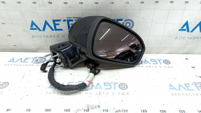 Зеркало боковое правое в сборе Ford Fusion mk5 17-20 10 пинов, поворотник, подогрев, черный, трещина в поворотнике, сломана фишка