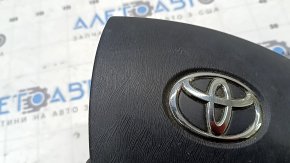 Подушка безопасности airbag в руль водительская Toyota Prius 30 10-15 черная, потерта