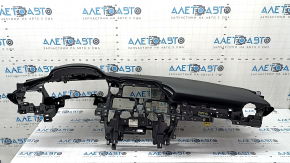 Panou frontal Torpedo cu AIRBAG Mazda 6 18-21 negru, cu grile pentru difuzoare