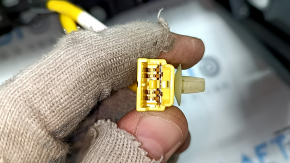 Торпедо передняя панель с AIRBAG Mazda 6 18-21 черная, с сетками динамиков