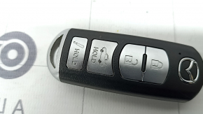 Ключ smart key Mazda 6 14-20 4 кнопки, затерт