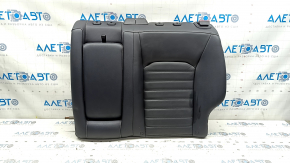 Scaune spate stânga sus Ford Fusion mk5 17-20 piele neagră, cu centură și cotieră, lovituri, zgârieturi