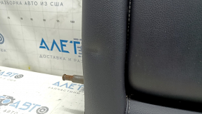 Scaune spate stânga sus Ford Fusion mk5 17-20 piele neagră, cu centură și cotieră, lovituri, zgârieturi