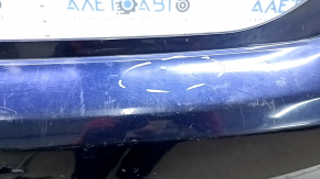 Бампер задний голый Toyota Prius 30 10-15 синий, примятости, царапины, надлом креп